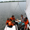 żeglowanie po jeziorze Ryńskim - wycieczka szkolna